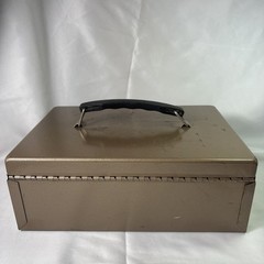 Metal Cash Box with Tray No Key For Lock 4″ x 7.75″ x 11″ Rockaway Metal Prod Co