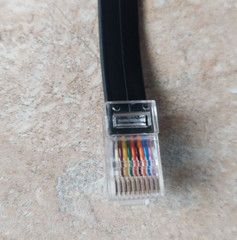 Touch Dynamic Serial Cable Adapter RJ50 10-pin COM Port to DB9 9-Pin Printer