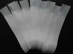 10 -Blank Cash Money Self-Sealing Straps White Saw Tooth Currency Bands