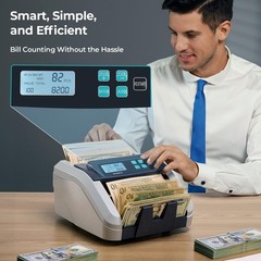 IMC51 Money Counter Machine Count Value, Add+Batch/Add+ Value Mode Bill Count…
