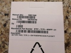 Zebra Battery 1PBTRY-TC7X-46MPP-01 Mah Li-Ion Powerprecision Plus Battery