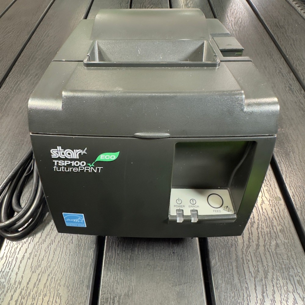 Star Micronics TSP100 ECO FuturePRNT Thermal Receipt Printer USB Model Black