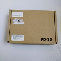 First Data FD-35 POS Credit Card Terminal Reader Works With Box & Instructions