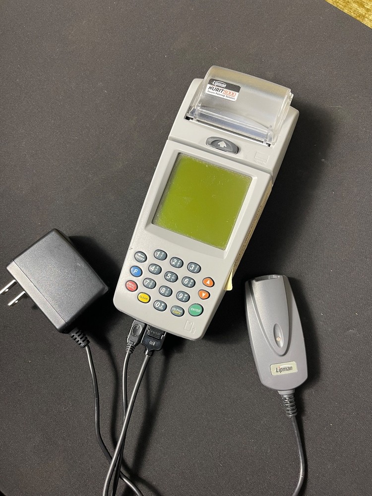 Lipman Nurit 8000 Credit Card Scanner