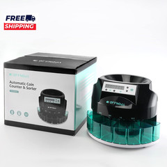 Electric Automatic Coin Sorter & Change Counter Machine Coins up to 300 Coins pe