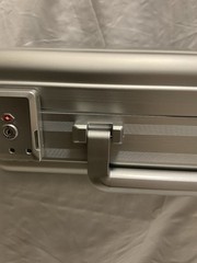 Aluminum Briefcase 14.5X10.6X4.5 Inch Metal Toolbox Cash Case READ Description