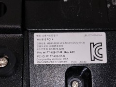 LOT OF 2 – Verifone MX915 MX 915 1x M132-409-01-R 1x M177 POS CC Terminal Pinpad