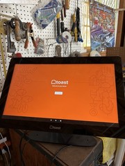 Toast POS Screen Black Tested Working Tt200 with Power Supply