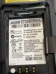 4 JANAM XM66W-LPAFBVJ0 WINDOWS MOB. 6.1 BLUETOOTH PDA MOB. COMPS. W/BATT/FRA884