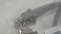 -=NEW=-DATALOGIC GRYPHON GD4100 BARCODE SCANNER CABLE 90A052062 10′ RS232 DB-9