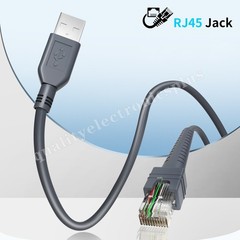 3M USB A to RJ45 Coiled Cable For Zebra DS3408-SR DS3508 DS3478 DS3578 LS7808
