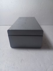 Vintage Metal Cash Lock Box Combination Lock Bank Deposit Box 1970s