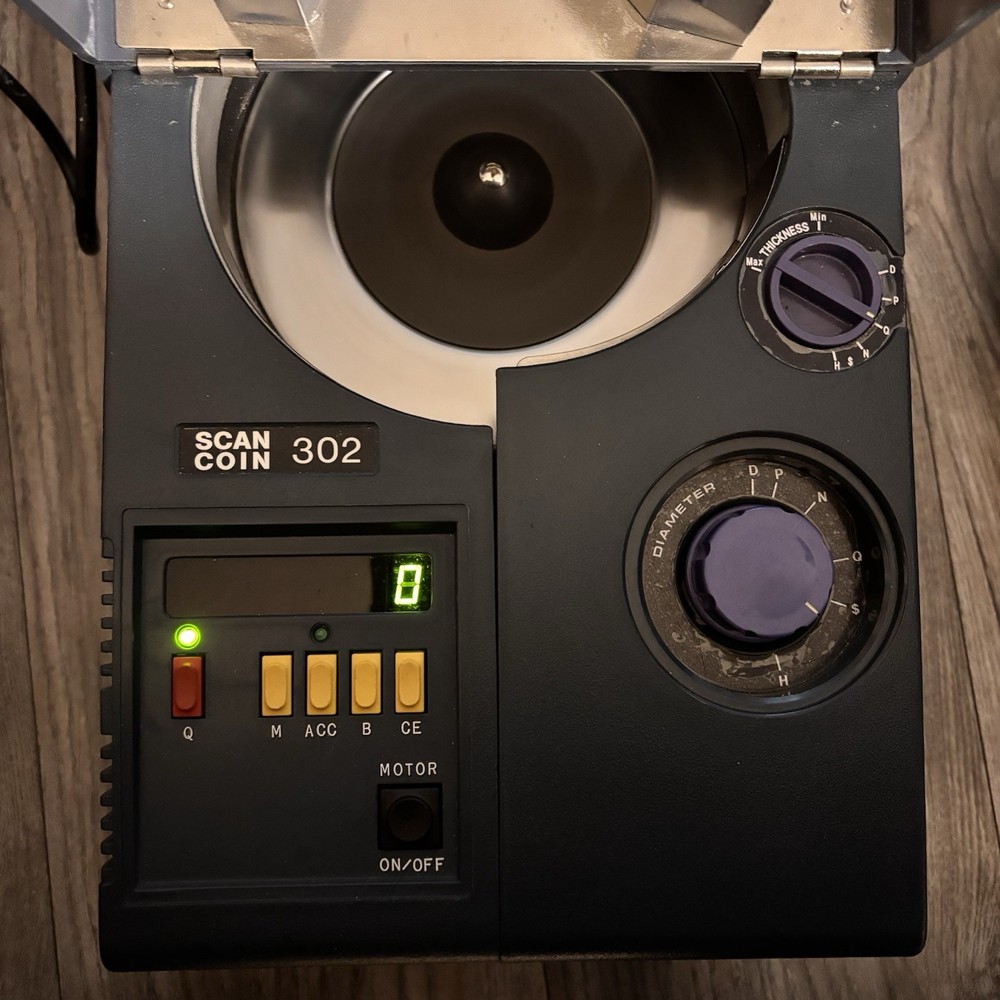 SCAN COIN SC-302 COMMERCIAL COIN COUNTER