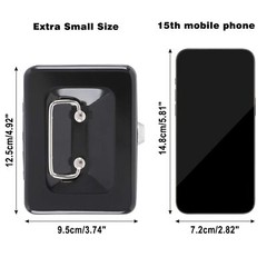 Small Cash Box with Lock and Slot, Money Box, Metal Coin Piggy Bank