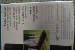 Emerson 4-Barrel Automatic Coin Sorter – Black