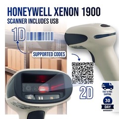 Honeywell Xenon 1900 Wired Barcode Scanner Reader 1900HHD-0 w/USB Cable GRADE A!
