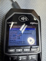 Ingenico Lane 3000 CL/Eth USB Pin-Pad Credit Card Machine Terminal Tap to Pay