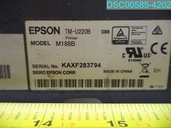 Parts or Repair Epson TM-U220B M188B POS Receipt Printer USB Interface