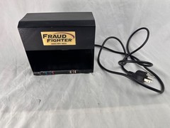 Fraud Fighter Counterfeit Detection Scanner UV-16 Model HD8X2-120A Tested Works