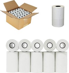 (50 Rolls) 2 1/4 X 55 Thermal Paper Rolls (57Mm X 30Mm) for New Square Terminal