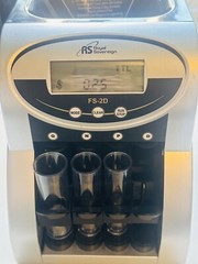 Royal Sovereign FS-2D Electric Digital Coin Sorter 2 Row,