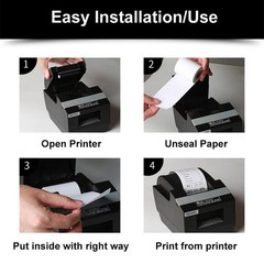 10 Rolls 2 1/4″ x 230′ Thermal Receipt Paper POS Credit Card Cash Register Tape