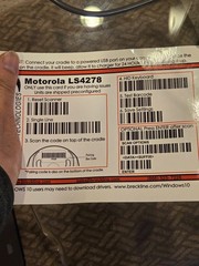 Symbol LS4278 Wireless Bluetooth Laser Barcode Scanner w/ Cradle, USB Cable