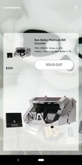 Ben Baller Platinum Money Counter/ Machine Shock Drop NTWRK IN HAND SHIP NOW