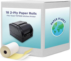 2-Ply White/Yellow Carbonless Paper for Toast Kitchen Printer by Paper Planet |