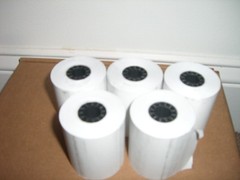 Thermal Paper Rolls 2-1/4 X 85ft for FD130 FD100TI VX570 Vx510