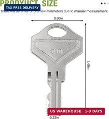 010 Key for Cash Drawer Fits for M-S 010R or 010L Locks,Replacement Many POS Reg