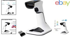 Rechargeable Wireless Scanner for 1D and 2D Barcodes with Vibration Alert