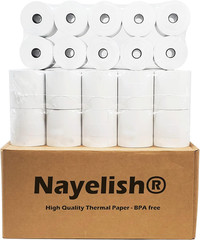 (50) 2 1/4″ X 165′ Thermal Paper for Sharp XEA507 XEA407 XEA207 ERA247 347 Sharp