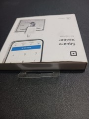 NEW Square Magstripe Reader with Lightning Connector Glossy White Sealed