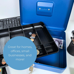 6″ Cash Box Blue