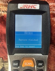 JRHC S-3309L Multifunction Wireless Inventory Barcode Scanner w’Charger & Manual