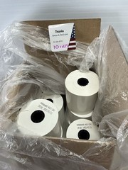 3 1/8″ (80 mm) x 170′ Iconex Full-Tack Sticky Media Linerless Labels (10 rolls)