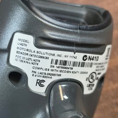 Motorola Barcode Scanner Handheld OS Dark Gray Excellent Wireless Bluetooth USB