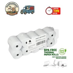 Clear Print 55gsm Thermal Paper 3 1/8 x 230 Feet – 10 Rolls, Compatible Brands