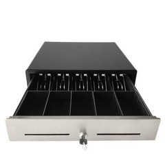 16″ Pos Cash Drawer Stainless Steel Frontremovable Tray5bill/5coinrj11 Cable Inc