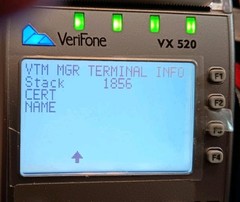 Verifone VX 520 EMV Credit Card Machine
