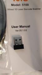 Tera Barcode Scanner Wireless Versatile 2-in-1 (2.4Ghz Wireless+USB 2.0 Wired)