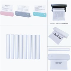 8 Rolls A4 Thermal Printer Paper BPA Free Inkless for Peripage Munbyn Phomemo