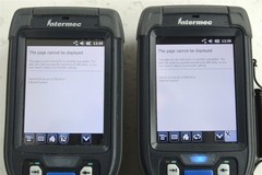 2 Intermac CK71 Windows Mobile Barcode Scanner with Charging Station