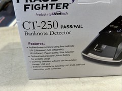 Fraud Fighter CT-250 Digital Counterfeit Detector-NEW