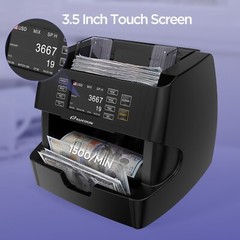 VC-3 Money Counter Machine Mixed Denomination Bill Value Counting Cash Counter