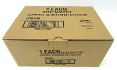 Counterfeit Money Detector 200100 NEW UNIT MMF Industries STEELMASTER Compact