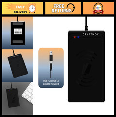 Contactless NFC Smart Card Reader – USB Type-C & Type-A, Secure E-Payments, Acce