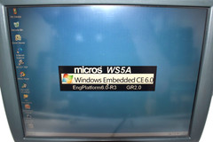 Micros Workstation System 5A POS Touchscreen Terminal 400814-101 WinCE 6.0 Read*