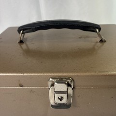 Metal Cash Box with Tray No Key For Lock 4″ x 7.75″ x 11″ Rockaway Metal Prod Co